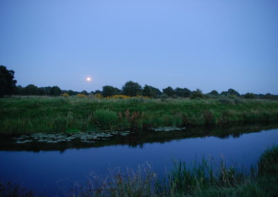 Vollmond über den Feldern - Foto © Katharina Hansen-Gluschitz